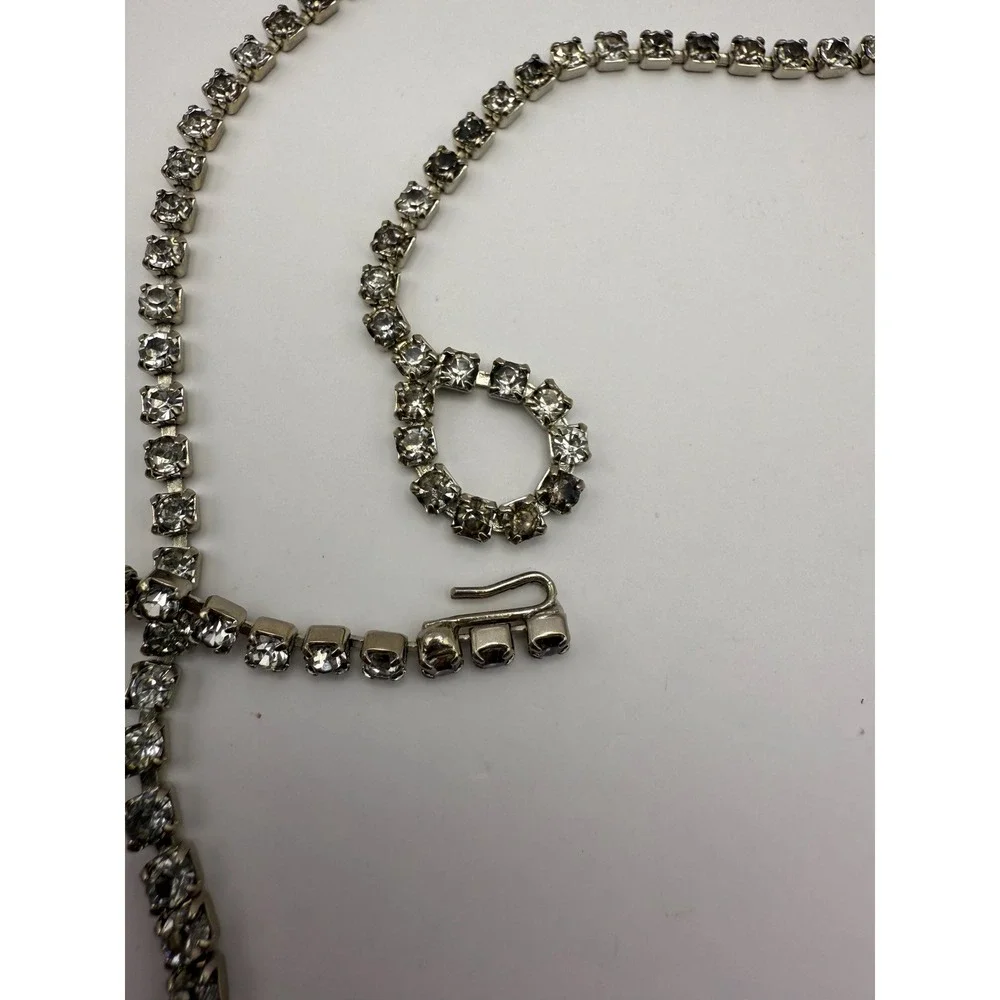 Vintage Long Rhinestone Necklace‎ or Belt – 40 Inch Glam Statement Jewelry